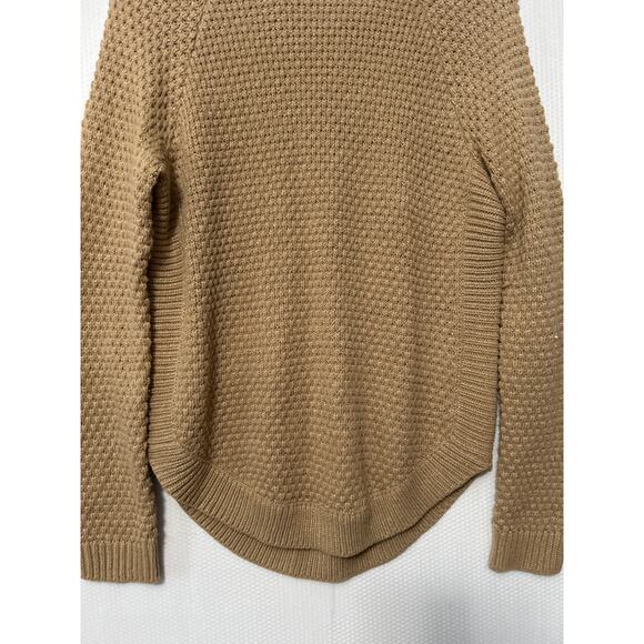 St John's Bay Womens Tan Gold Classic Cable Knit Pullover Sweater Size Medium - Picture 3 of 10